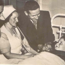 Fairfield (Vic) Polio Patient in Bed - year unknown